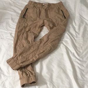 J Brand elastic waist pants with elastic cuff size S